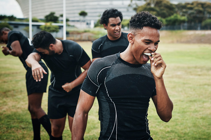 Why is a custom sports mouthguard important during treatment?
