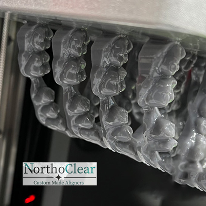  NorthoClear clear aligners - everything made in-house